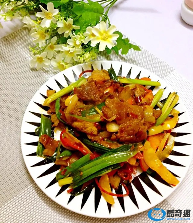 中华美食,川菜,苕块回锅肉