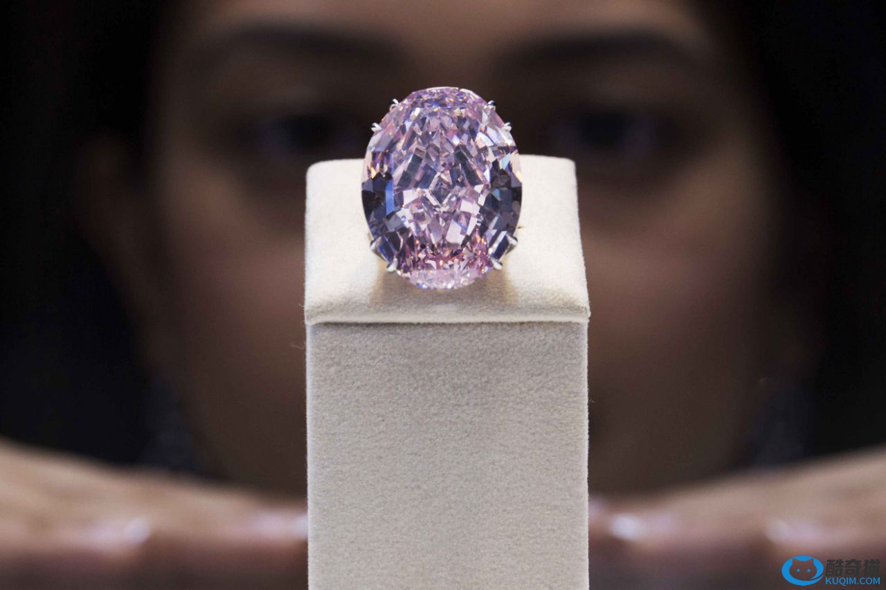 世界上最贵钻石“粉红之星”，价值6千万美元（重59.60克拉）