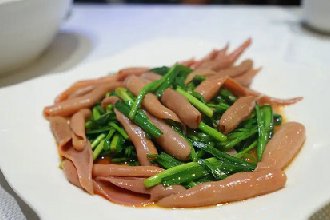鲁菜海肠炒韭菜的做法 海肠炒韭菜怎么做好吃